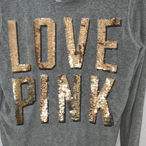 VS PINK BLING SHERPA JACKET - Picture 2 of 6